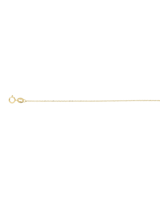 9CT Y/G HEART NCKL 1.00mm/45cm